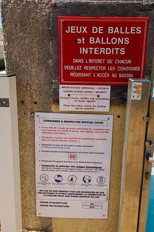 Appartement Proche Mer Avec Piscine Et Parking Fleury  Eksteriør billede